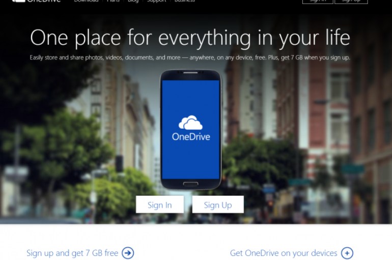 OneDrive Windows 10 İle Yerleşik Gelecek