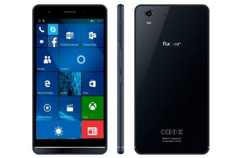 Funker Windows 10 Mobile Cihazını ABD’de Satışa Sundu